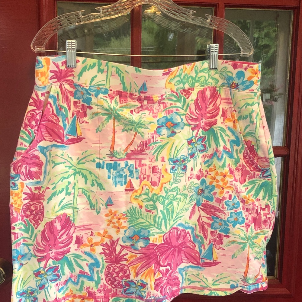 Belle by Kim Gravel Floral Print Skort - Multicolor